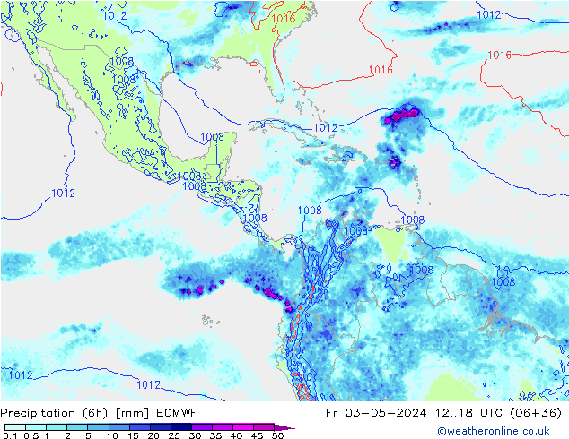 Z500/Yağmur (+YB)/Z850 ECMWF Cu 03.05.2024 18 UTC