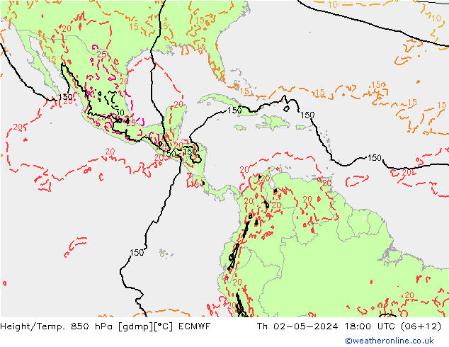 Z500/Rain (+SLP)/Z850 ECMWF чт 02.05.2024 18 UTC