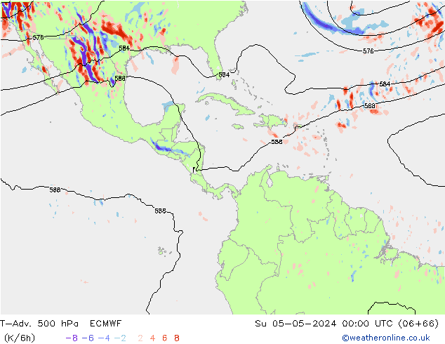 T-Adv. 500 hPa ECMWF Su 05.05.2024 00 UTC