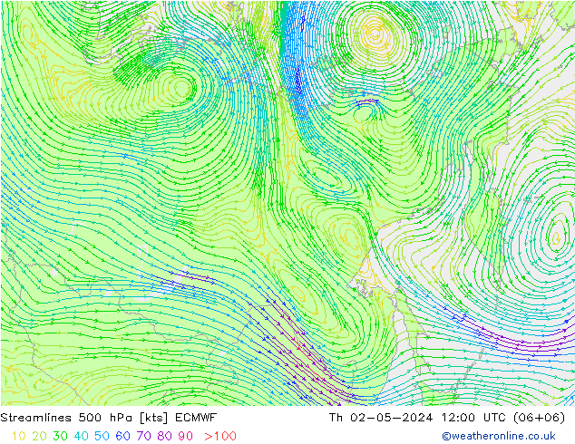  500 hPa ECMWF  02.05.2024 12 UTC