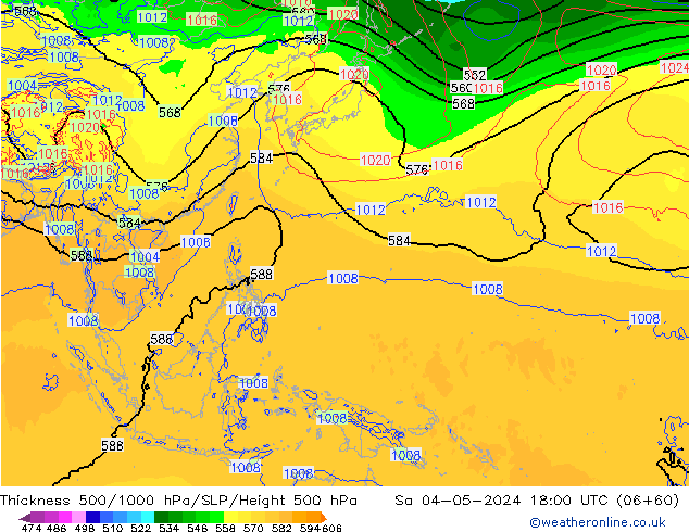 Thck 500-1000hPa ECMWF So 04.05.2024 18 UTC