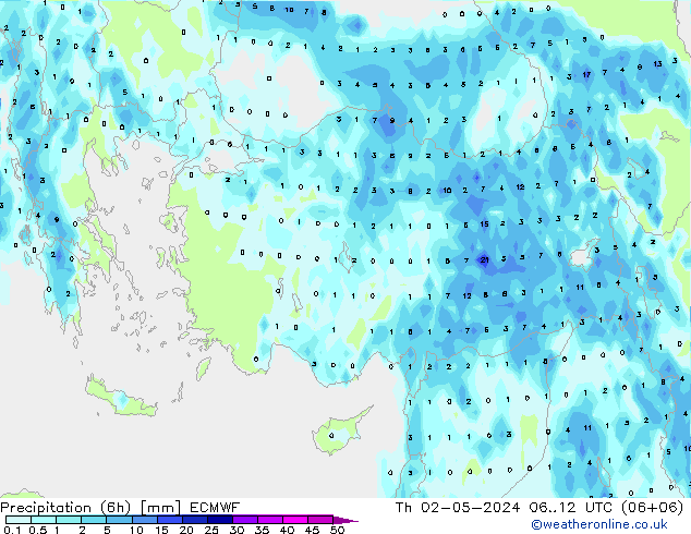 Z500/Regen(+SLP)/Z850 ECMWF do 02.05.2024 12 UTC