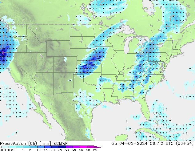 Z500/Rain (+SLP)/Z850 ECMWF Sa 04.05.2024 12 UTC