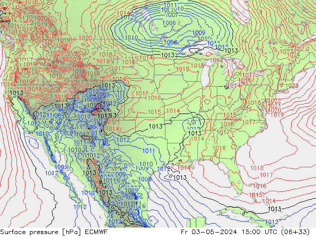 Surface pressure ECMWF Fr 03.05.2024 15 UTC