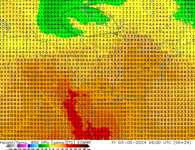 Z500/Rain (+SLP)/Z850 ECMWF Sex 03.05.2024 06 UTC