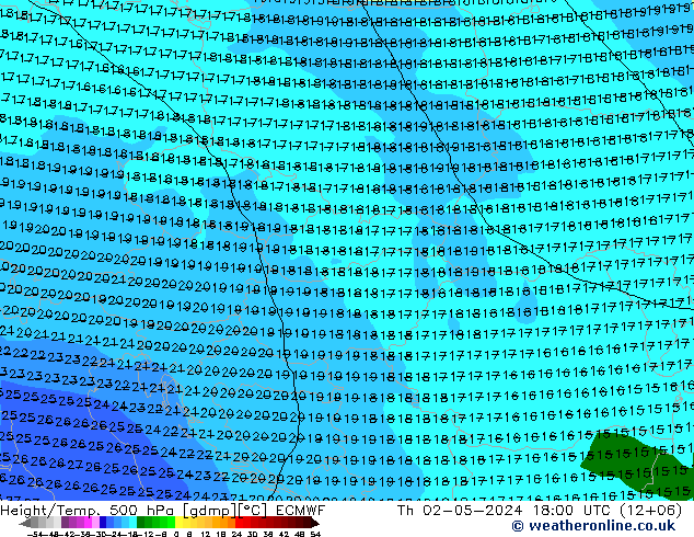Z500/Rain (+SLP)/Z850 ECMWF Th 02.05.2024 18 UTC