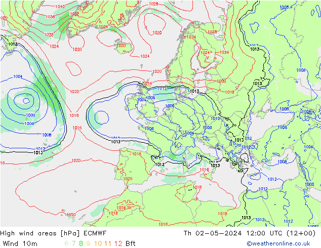 Sturmfelder ECMWF Do 02.05.2024 12 UTC