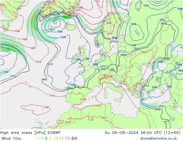 Sturmfelder ECMWF So 05.05.2024 06 UTC