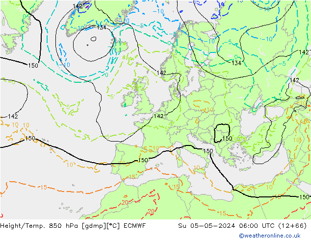 Z500/Rain (+SLP)/Z850 ECMWF Ne 05.05.2024 06 UTC