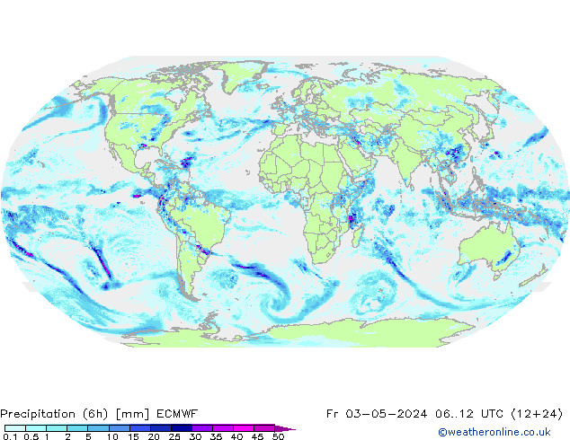 Z500/Rain (+SLP)/Z850 ECMWF пт 03.05.2024 12 UTC