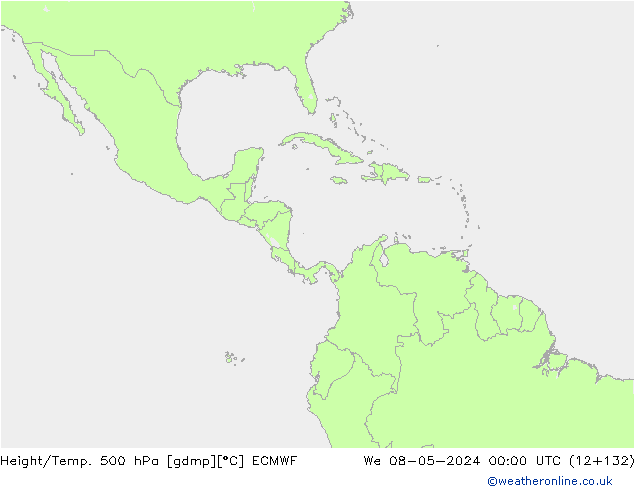 Z500/Rain (+SLP)/Z850 ECMWF We 08.05.2024 00 UTC