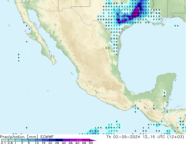 Precipitación ECMWF jue 02.05.2024 15 UTC