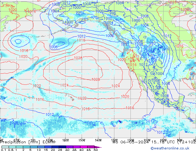 Précipitation ECMWF lun 06.05.2024 18 UTC