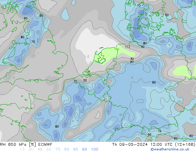 RV 850 hPa ECMWF do 09.05.2024 12 UTC