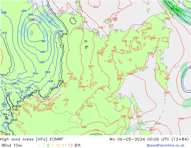 Windvelden ECMWF ma 06.05.2024 00 UTC