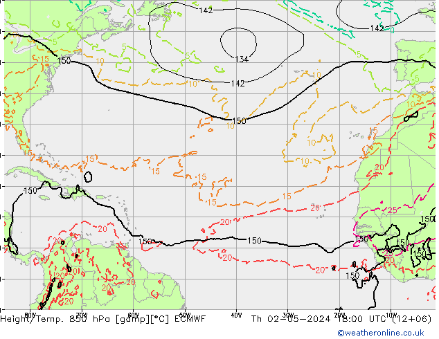 Z500/Rain (+SLP)/Z850 ECMWF Th 02.05.2024 18 UTC