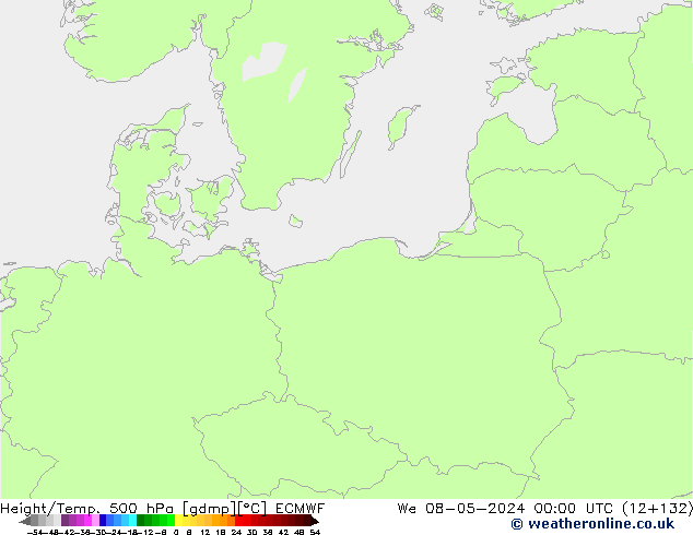 Z500/Rain (+SLP)/Z850 ECMWF śro. 08.05.2024 00 UTC