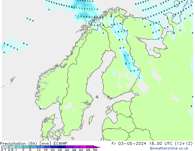 Z500/Rain (+SLP)/Z850 ECMWF pt. 03.05.2024 00 UTC