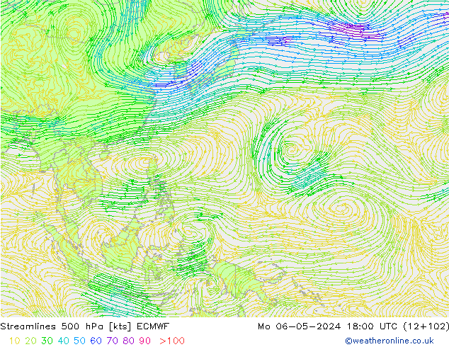  500 hPa ECMWF  06.05.2024 18 UTC