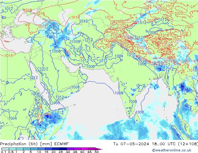 Z500/Rain (+SLP)/Z850 ECMWF mar 07.05.2024 00 UTC