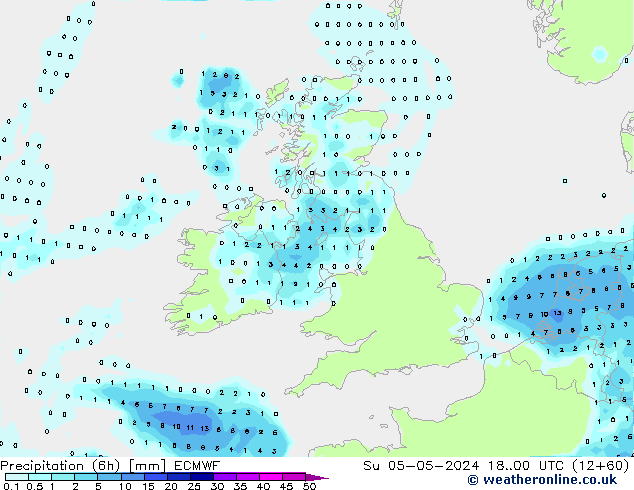 Z500/Rain (+SLP)/Z850 ECMWF Ne 05.05.2024 00 UTC