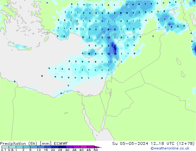 Z500/Rain (+SLP)/Z850 ECMWF dom 05.05.2024 18 UTC