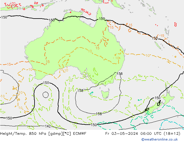 Height/Temp. 850 hPa ECMWF pt. 03.05.2024 06 UTC