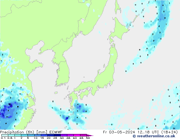 Z500/Rain (+SLP)/Z850 ECMWF ven 03.05.2024 18 UTC