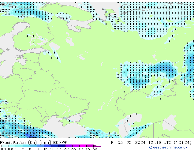 Z500/Rain (+SLP)/Z850 ECMWF Fr 03.05.2024 18 UTC