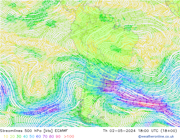  500 hPa ECMWF  02.05.2024 18 UTC