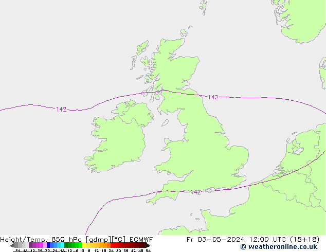 Z500/Regen(+SLP)/Z850 ECMWF vr 03.05.2024 12 UTC