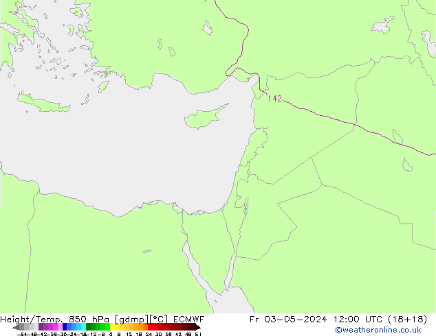 Z500/Regen(+SLP)/Z850 ECMWF vr 03.05.2024 12 UTC