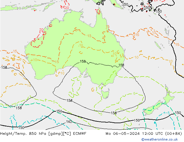 Z500/Regen(+SLP)/Z850 ECMWF ma 06.05.2024 12 UTC