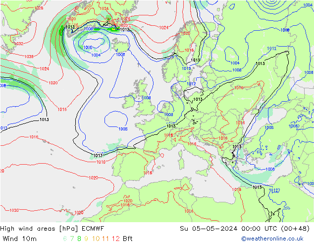 Sturmfelder ECMWF So 05.05.2024 00 UTC