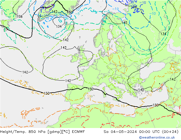 Z500/Rain (+SLP)/Z850 ECMWF sáb 04.05.2024 00 UTC