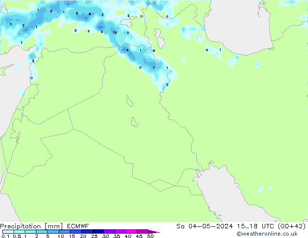 precipitação ECMWF Sáb 04.05.2024 18 UTC