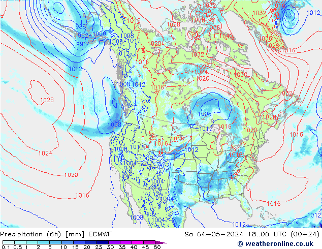 Z500/Rain (+SLP)/Z850 ECMWF Sa 04.05.2024 00 UTC