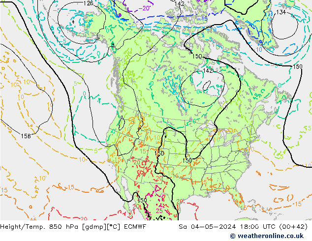 Z500/Rain (+SLP)/Z850 ECMWF Sa 04.05.2024 18 UTC