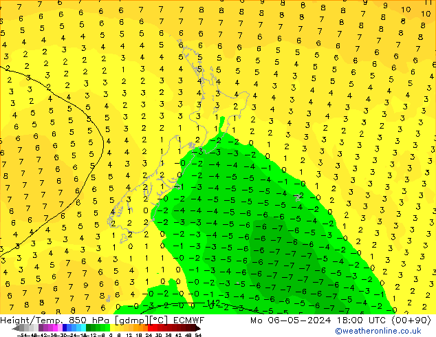 Z500/Regen(+SLP)/Z850 ECMWF ma 06.05.2024 18 UTC