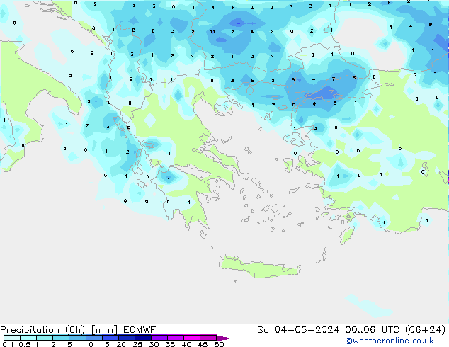 Z500/Rain (+SLP)/Z850 ECMWF So 04.05.2024 06 UTC