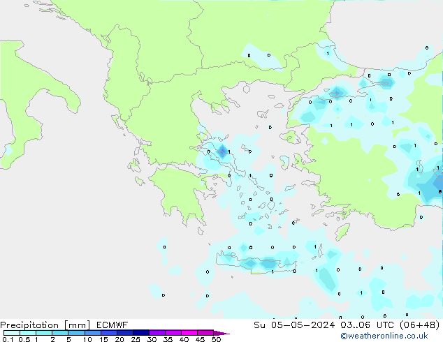 Precipitación ECMWF dom 05.05.2024 06 UTC