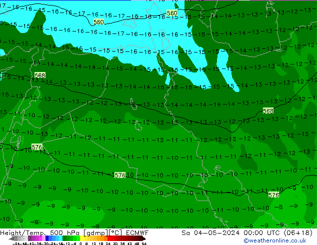 Z500/Regen(+SLP)/Z850 ECMWF za 04.05.2024 00 UTC