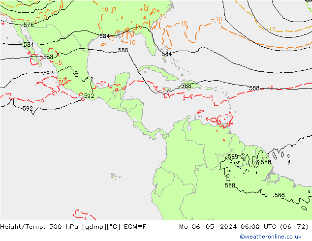 Z500/Rain (+SLP)/Z850 ECMWF  06.05.2024 06 UTC