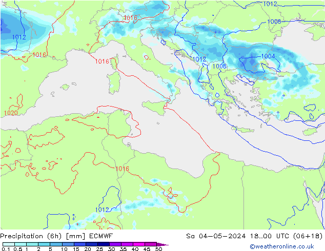 Z500/Rain (+SLP)/Z850 ECMWF Sáb 04.05.2024 00 UTC