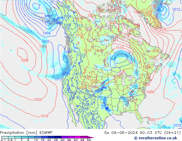 Yağış ECMWF Cts 04.05.2024 03 UTC