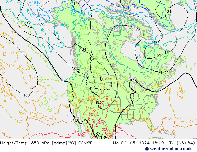 Z500/Rain (+SLP)/Z850 ECMWF  06.05.2024 18 UTC