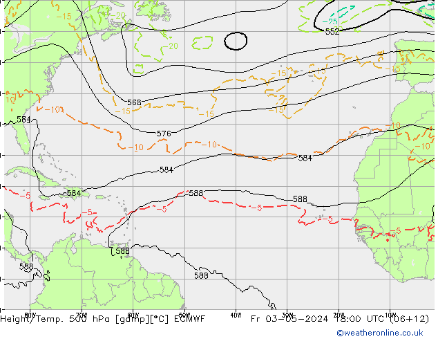 Z500/Regen(+SLP)/Z850 ECMWF vr 03.05.2024 18 UTC