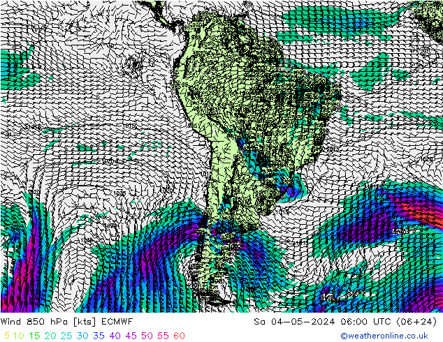  850 hPa ECMWF  04.05.2024 06 UTC