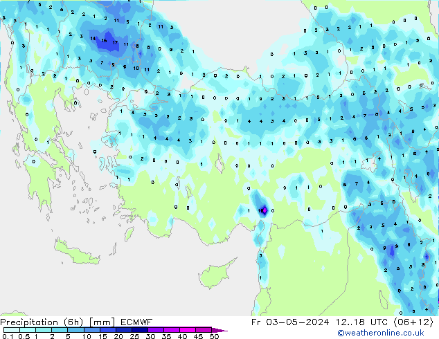 Z500/Rain (+SLP)/Z850 ECMWF ven 03.05.2024 18 UTC