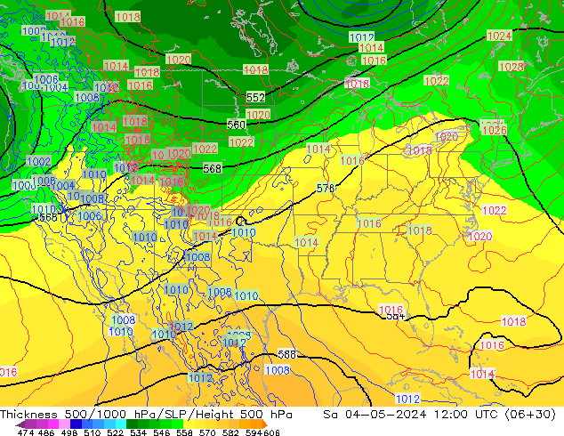 Thck 500-1000hPa ECMWF  04.05.2024 12 UTC